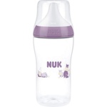 Nuk Шише със силиконов биберон NUK Perfect Match - 260 ml, размер M, Хипо, розово (10216324) - baby