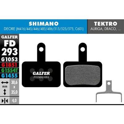 Galfer Performance FD293 G1053 Shimano, Tektro, TRP FD293G1053 /