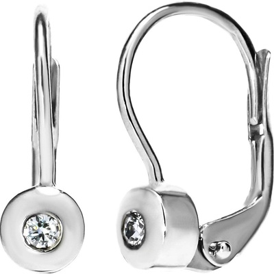 Blink-Blink Klasické náušnice s diamantmi biele zlato 3226BDG