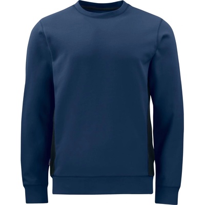 ProJob 2127 sweatshirt roundneck/Мъжки здрав суитшърт с двоен капак - тъмносин xs (64212700300)