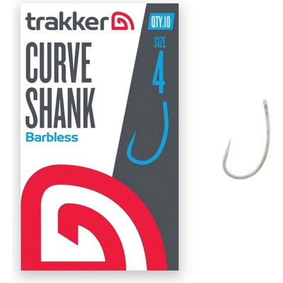 Trakker Curve Shank Hooks Barbless vel.4 10 ks
