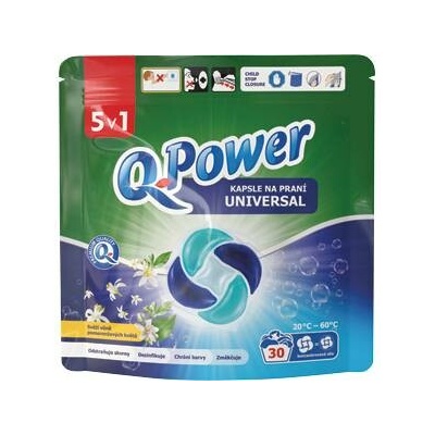 Q-Power prací kapsle Universal 5v1 30 PD