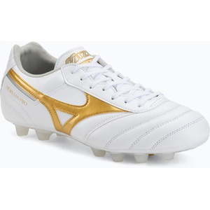Mizuno Футболни обувки Mizuno Morelia II Pro FG white/football gold/galaxy silver