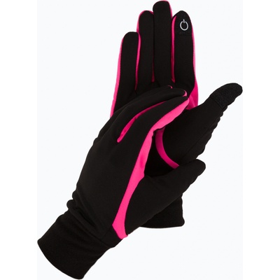 Viking Дамски ръкавици за бягане Viking Runway black/pink 140/18/2740