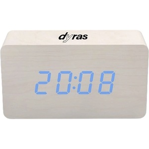 dyras Будилник dyras alcl-002wh бял dyr alcl-002wh (dyr alcl-002wh) Будилник