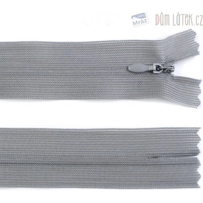 Zips skrytý nedeliteľný, dĺžka 18 cm
