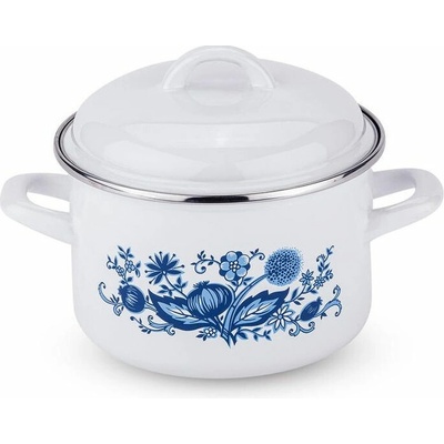 Metalac Hluboký smaltovaný hrnec Standard s poklicí cibulák 16 cm 2 l D2-16-55