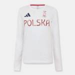 adidas Фланелка с дълъг ръкав Adidas Women's Long Sleeve Performance Gym Top - White