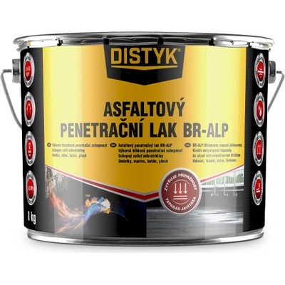 Asfaltový penetrační lak BR-ALP DISTYK Line 8 kg černá