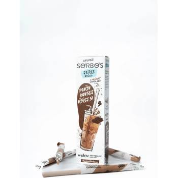 SORBOS ядливи плодови сламки ШОКОЛАД (16 бр. )