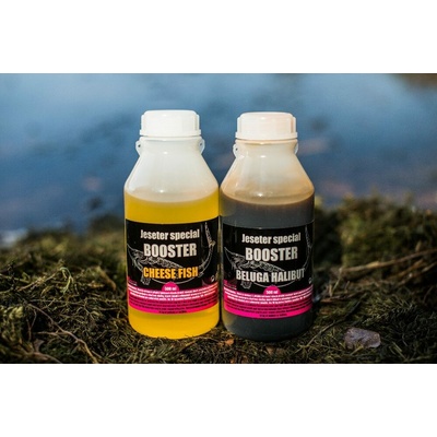 LK Baits Booster Jeseter Special beluga halibut 500 ml