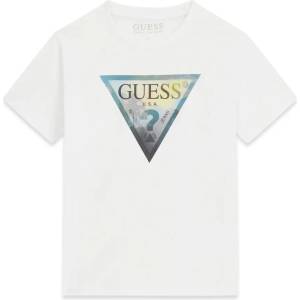 GUESS Тениска в бял цвят за момче с триъгълна холограма Guess