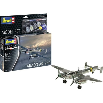 REVELL ModelSet letadlo 63798 Arado AR-240 1:72