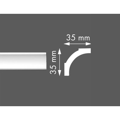 NMC КОРНИЗ СТИРОПОРЕН lx45 35х35мм (60156045)