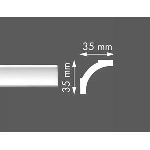 NMC КОРНИЗ СТИРОПОРЕН lx45 35х35мм (60156045)