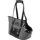 CAZO prepravná kabelka pre psa Noir Exclusive 30 x 40 x 24 cm