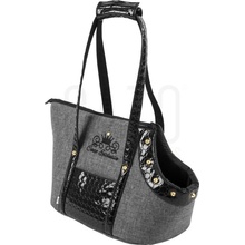 CAZO prepravná kabelka pre psa Noir Exclusive 30 x 40 x 24 cm