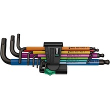 Wera 073593 Sada šestihranných klíčů Wera 950 SPKL/9 SM N Multicolour SB, metrická