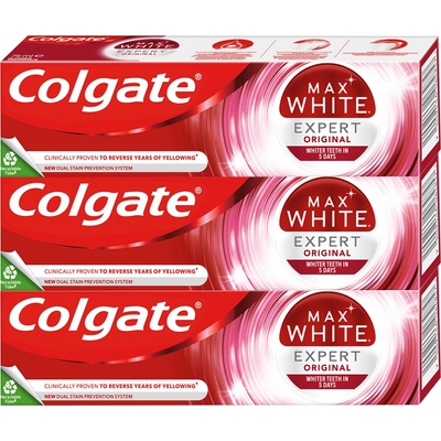 Colgate Max White Expert Original 3 x 75 ml