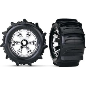 Traxxas велосипед 3.8", диск Geode хром S17, гуми Paddle (2)