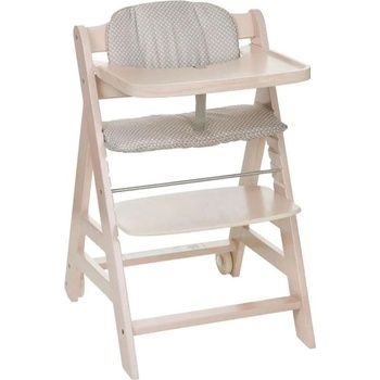 Hauck Beta+ dřevěná bílá washed