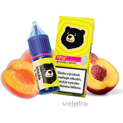 Go Bears Frux Broskyňa a Marhuľa 10 ml 20 mg