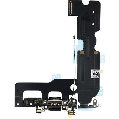 Flex kábel nabíjania Iphone 8 plus - nabíjaci konektor, mikrofón Farba: Čierna