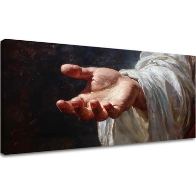 Božia ruka | dokončené rukou umelca - 50x100 cm