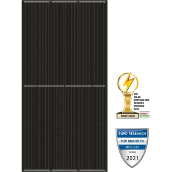 Solarmi solární panel Amerisolar Mono 550 Wp černý 144 článků MPPT 38V AS-7M144-HC-B-550