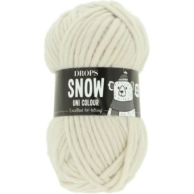 Drops Snow Uni 88 krémová