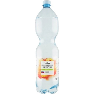 Tesco Nápoj s príchuťou broskyňa perlivý 1,5 l