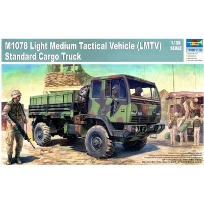 Trumpeter M1078 Light Medium Tactical Vehicle LMTV Standard Cargo Tru 1:35