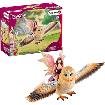 Schleich 70713 Elfí víla na třpytivé sově