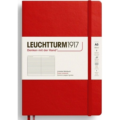 Zápisník Cherry Hardcover Medium (A5) linkovaný