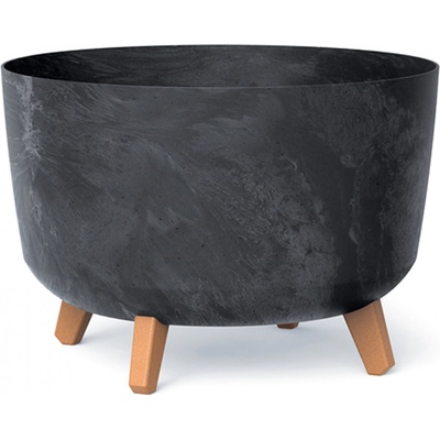 PROSPERPLAST Kvetináč GRACIA BETON EFFECT 39 cm sivý