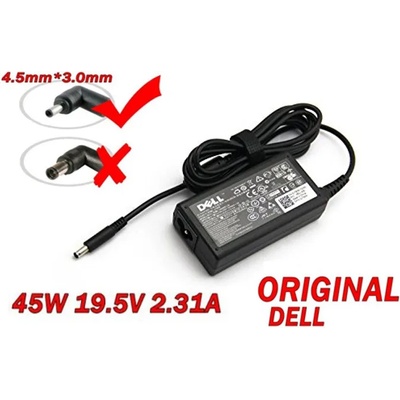 Dell Захранване (оригинално) за Dell Inspiron 11 31xx/13 73xx/14 34xx/15 35xx XPS L221X/L321X/L322X, 19.5V/2.31A/45W, 4.5x3.0mm жак