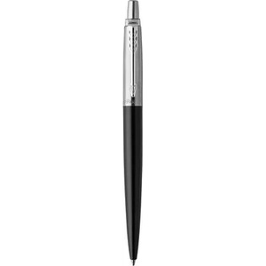 Parker Химикалка, 0, 7 мм, сребърен клипс, черно свързващо перо, PARKER, "Royal Jotter", синя 1953184 (1953184)