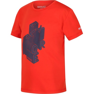 Regatta Детска тениска Regatta Alvarado V T-Shirt Unisex Kids - Amber Glow