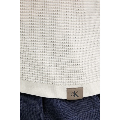 Calvin Klein Jeans Памучна тениска с яка Calvin Klein Jeans (LV04RC306G)