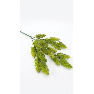 lacne-dekoracie.sk Vetvička 3d Borovica 63cm svetlo zelená 072A