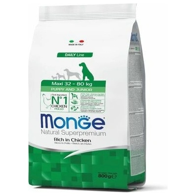 Monge Natural Superpremium Maxi Puppy s kuracím 0,8 kg