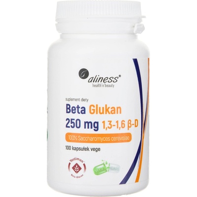 Aliness Beta glukán 1,3-1,6 β-D 250 mg 100 veg. kapsúl
