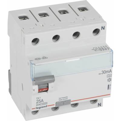 Legrand 25A/30mA/4p/A 411764