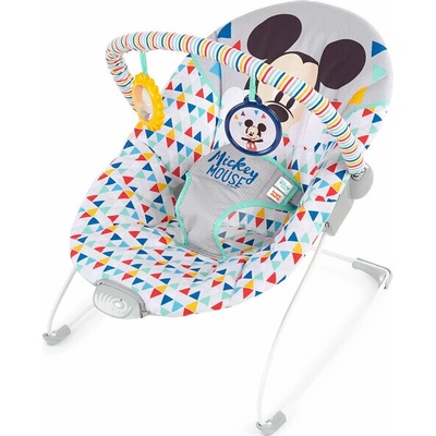 BRIGHT STARTS Lehátko vibrujúce MICKEY MOUSE Happy Triangles™ 0m+ do 9 kg