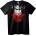 NOONEBRAND Тениска Тъмен Пламък - XS, Black