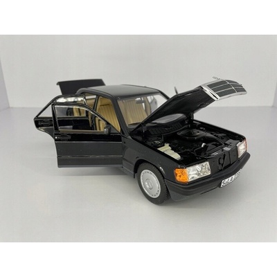 Norev Mercedes-Benz 190E 1984 Čierny 1:18