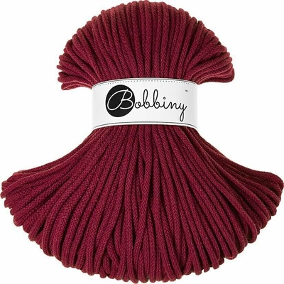 Bobbiny Premium 5 mm 100 m Wine Red Šňůra