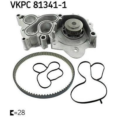 Vodní čerpadlo, chlazení motoru SKF VKPC 81341-1