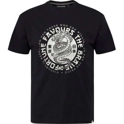 North Latitude tričko pánské Denim Printed tee černá