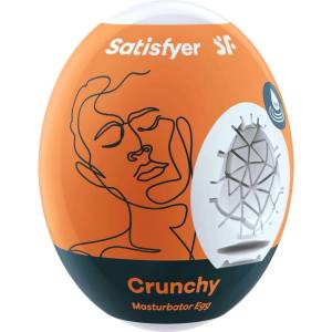 Satisfyer Egg Crunchy - мастурбатор яйце - 1 брой
